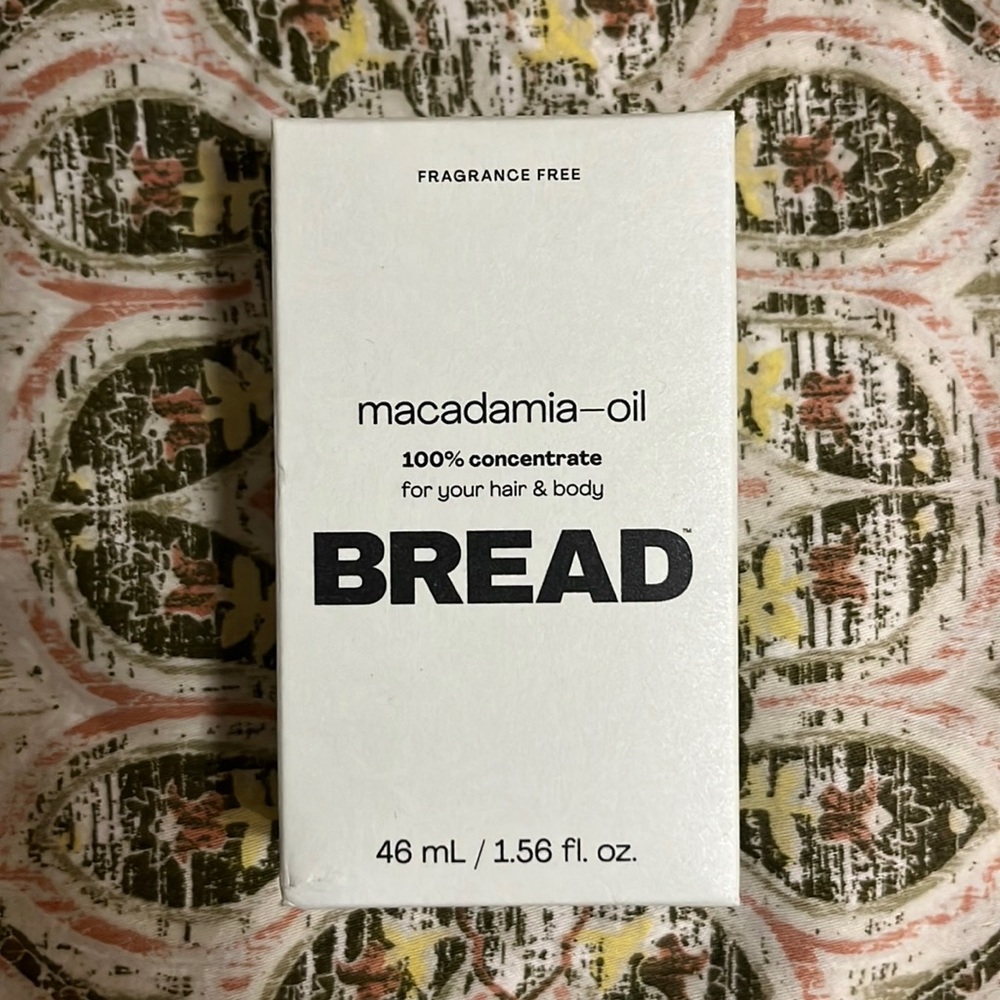 Bread 100% Macadamia Oil💛